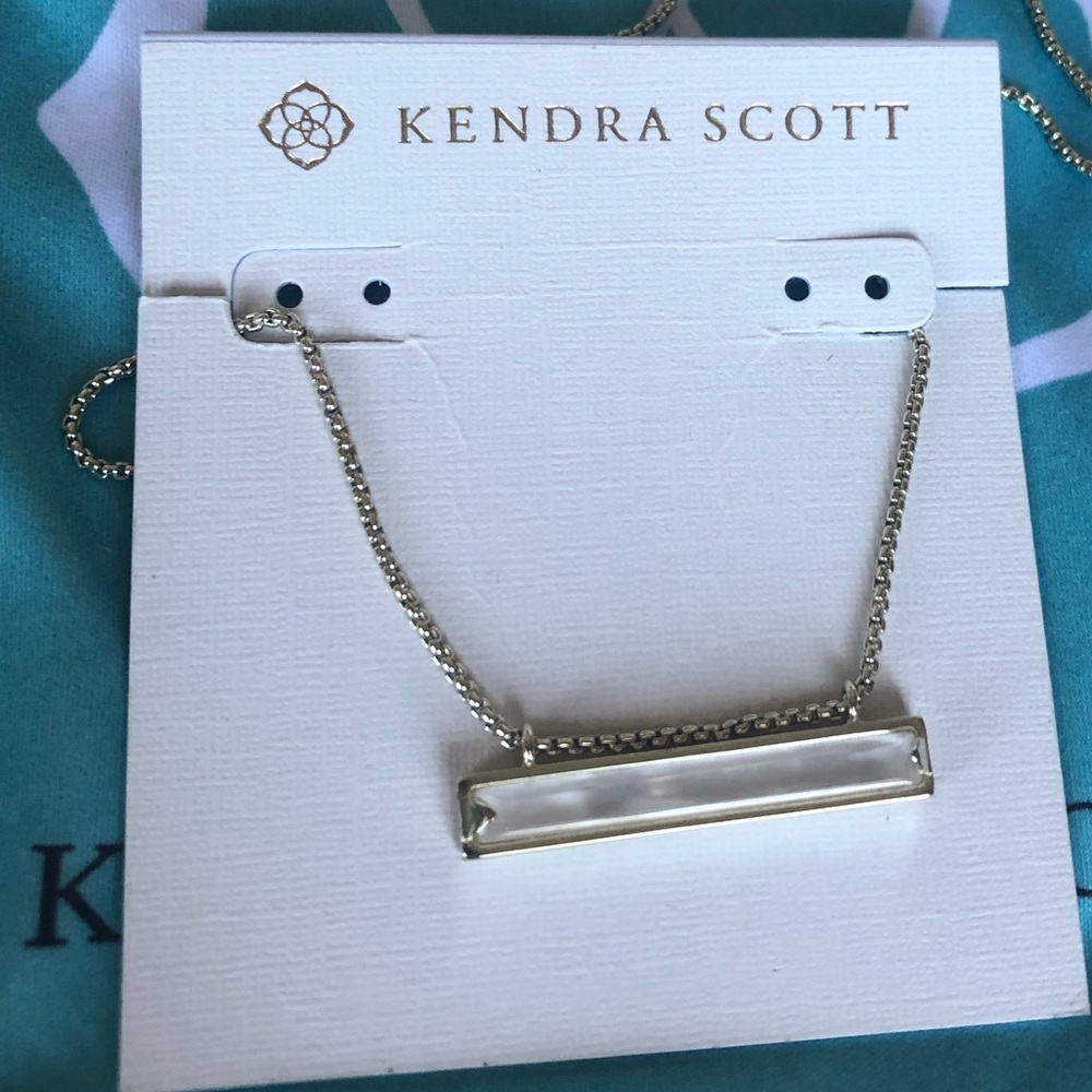 Kendra Scott Ivory & Gold Leanor Necklace